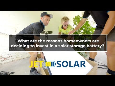 What are the reasons homeowners are deciding to invest in a solar storage battery?
