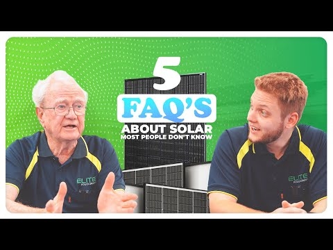 5 FAQ&#39;s About Solar You Might Not Know: Frequently Asked Questions