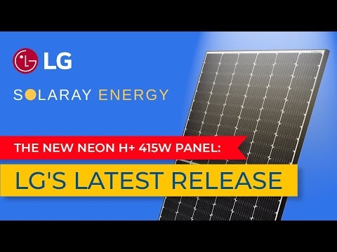 The NeON H+ 415w Solar Panel: LG&#39;s Newest Release