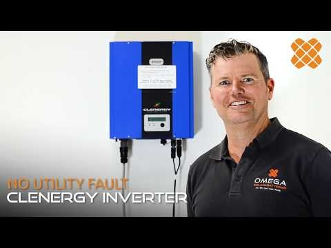 Clenergy Inverter No Utility Fault Code Troubleshooting with Omega Solar + Batteries