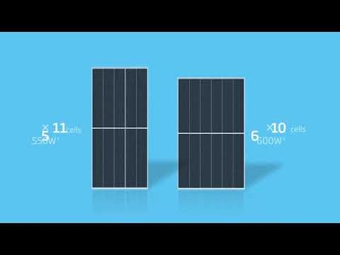 Trina Solar&#39;s Vertex 600W 550W Module Series Video