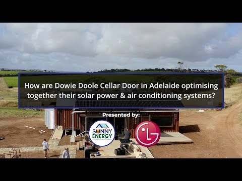 How are Dowie Doole in Adelaide optimising together their solar power & air conditioning?