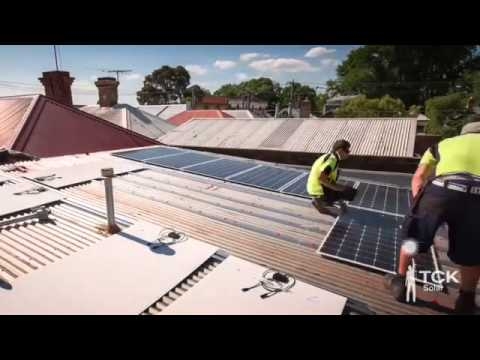 Time-lapse video of solar panel installations in brunswick - TCK Solar