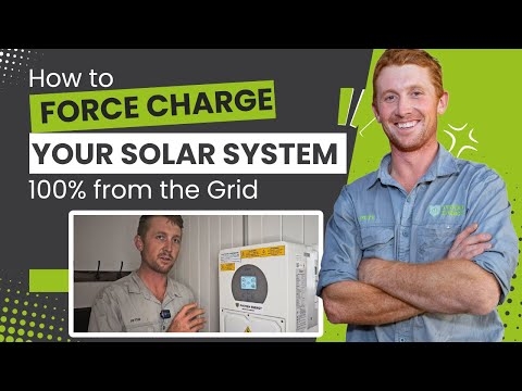 How to force your solar system to charge off the grid