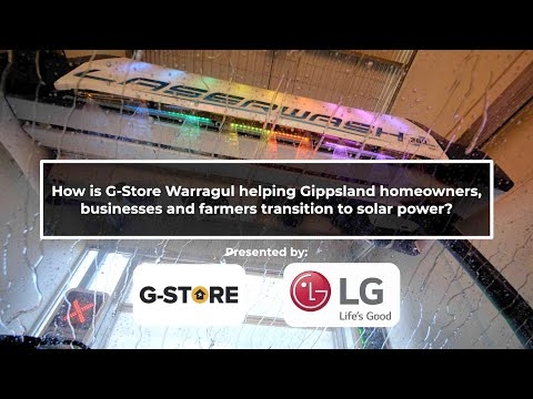 How is G-Store Warragul helping Gippsland homeowners, businesses and farmers transition to solar power? 