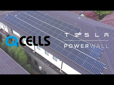 Tesla Powerwall Installation with Q Cells Panels | Solar Run