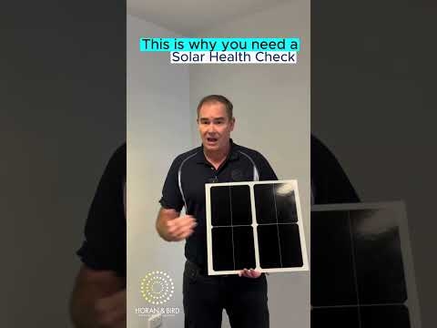 This is why you should be considering a Solar Health Check.