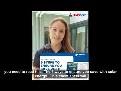 6 Steps to Save with Solar Energy with Captions Solahart Sunshine Coast