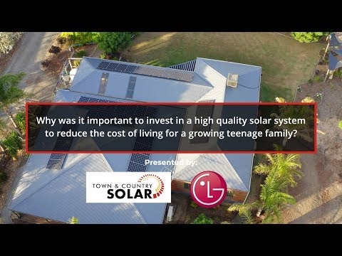 Why was it important to invest in a high quality solar system to reduce the cost of living?