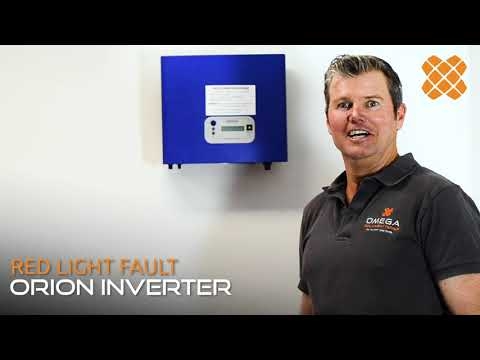 Orion Inverter Red Light Fault Troubleshooting with Omega Solar + Batteries