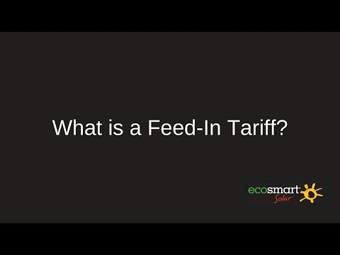 What is a Feed-In Tariff?