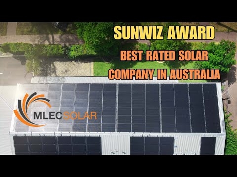 MLEC Solar Wins Sunwiz Award: Best Rated Solar Company in Australia!