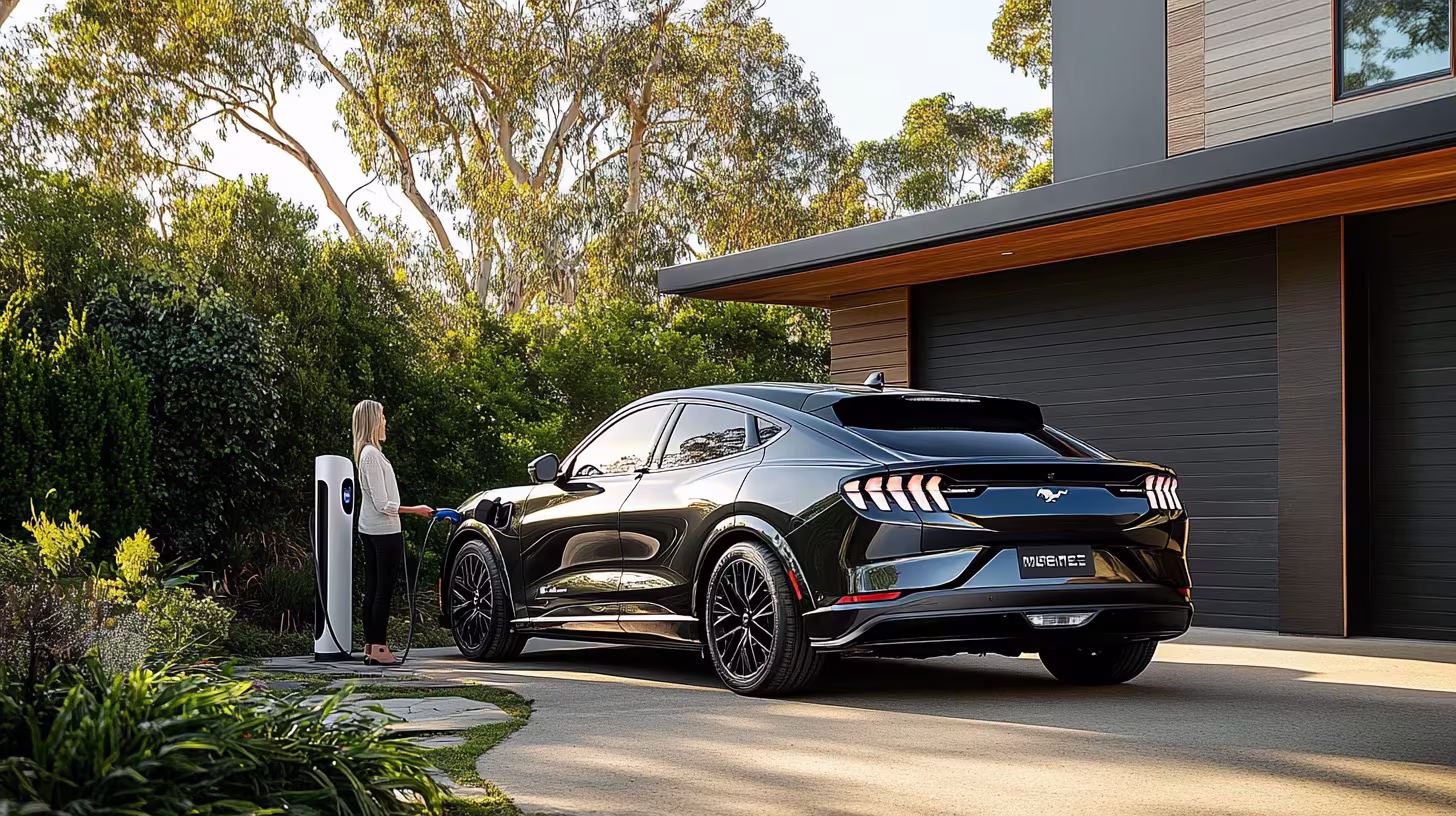 FORD Mustang Mach E – Mustang Mach E & Solar Power